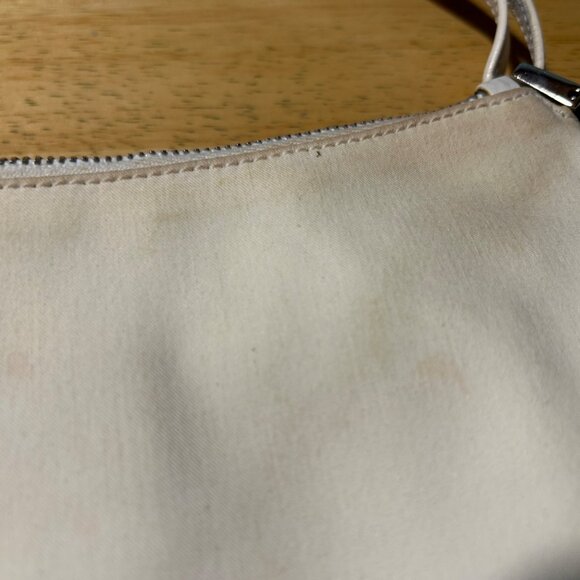 Womens Christian Dior Laced Surf BO N 0044 Off-White Canvas Leather Handbag - Picture 9 of 16